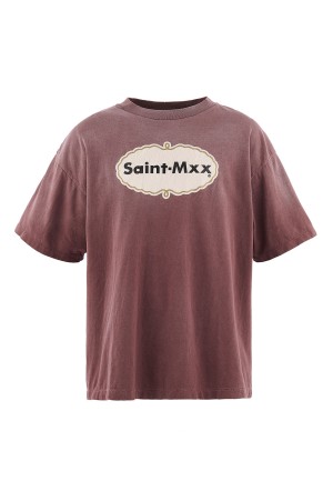 SS T-SHIRT / SAINT MXX / BURGUNDY (SM-MK8-0000-023)