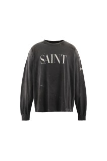 LS T-SHIRT / SAINT 666 / BLACK (SM-MK8-0000-030)