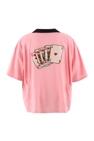 BOWLING SHIRT / TRUMP / PINK (SM-MK8-0000-036)