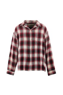 RAYON SHIRT / CHECK / RED (SM-MK8-0000-045)