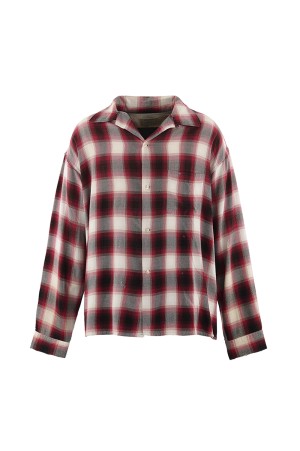 RAYON SHIRT / CHECK / RED (SM-MK8-0000-045)