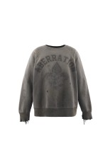 CREW NECK SWEAT / ABBERATION / CHARCOAL (SM-MK8-0000-054)