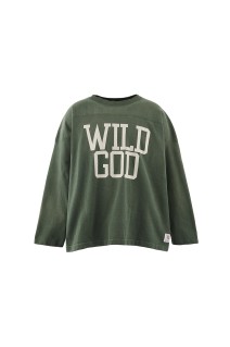 FOOTBALL SWEAT / WILD GOD / GREEN (SM-MK8-0000-056)