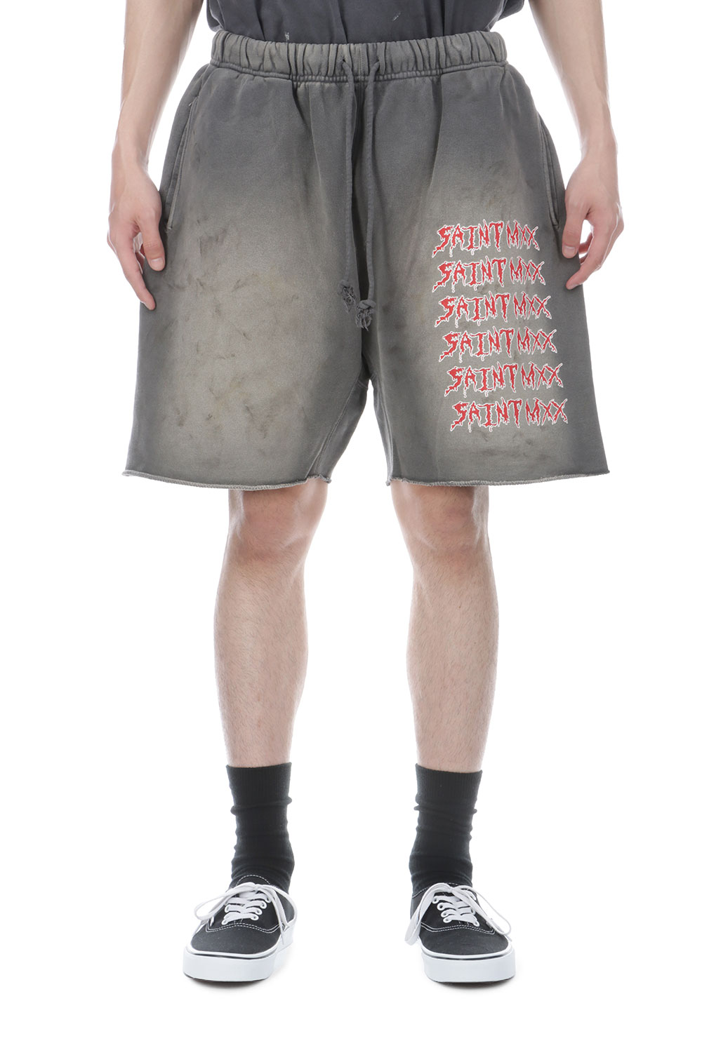 ★専用【新品タグ付】T.japan sweat shorts チャコール SWEAT SHORTS / SAINT MXX / CHARCOAL (SM-MK8-0000-068) | セレクト