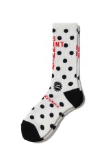SOCKS / DOT / WHITE (SM-MK8-0000-101)