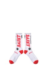 SOCKS / SAINT / WHITE+RED (SM-MK8-0000-106)