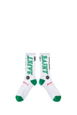 SOCKS / SAINT / WHITE+GREEN (SM-MK8-0000-108)