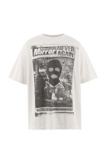 JR_SS T-SHIRT / MASK / WHITE (SM-MK8-0000-C02)