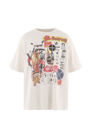 JR_SS T-SHIRT / DESTROY / WHITE (SM-MK8-0000-C03)