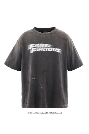 FF_SS T-SHIRT / FAST FURIOUS / BLACK (SM-MK8-0000-C06)