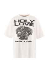 KK_SS T-SHIRT / HOLY LOVE / WHITE (SM-MK8-0000-C08)