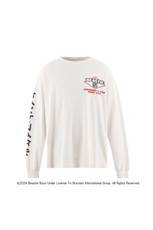 BTB_LS T-SHIRT / BEASTIEBOYS / WHITE (SM-MK8-0000-C24)