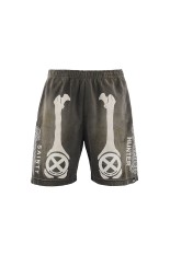 BH_CUT SEW SHORTS / BONE / CHARCOAL (SM-MK8-0000-C33)