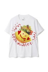 KETCHUP MESSAGE OMURICE T-SHIRT - WHITE (26SS30CS426)