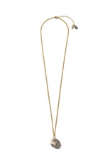 FOOD SAMPLE CHAIN NECKLACE - EGG GOLD (26SS83AC44)