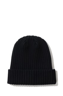 COTTON WATCH CAP - BLACK (MEKNYY101A)