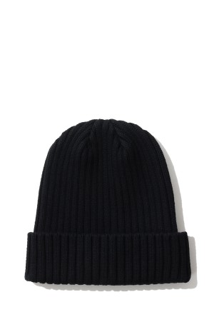 COTTON WATCH CAP - BLACK (MEKNYY101A)