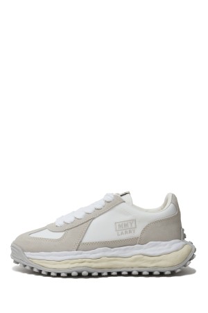 LARRY/ leather/Nylon Low-Top / WHITE (A14FW703)