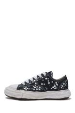 PETERSON23 / embellished canvas  Low -Top / BLACK (A16FW724)