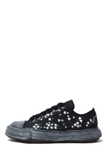 PETERSON23 / embellished canvas  Low -Top / BLACK/BLACK (A16FW724)