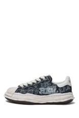 BLAKEY / graffiti printed canvas Low -Top / BLACK (A16FW730)