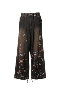 BAKER JEANS w STICKER / BLACK (J16PT124)