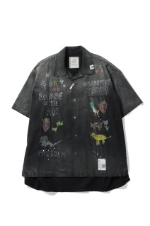 HAND DRAWING H/S SHIRTS / BLACK (J16SH184)