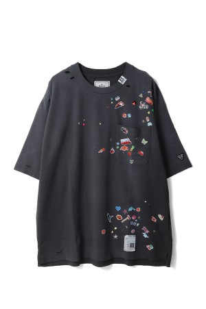 KIDS STICKER TEE / BLACK (J16TS821)