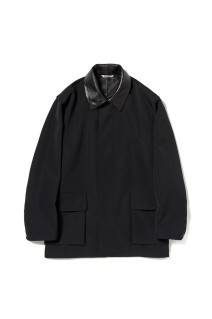 WOOL MAX CANVAS BLOUSON - BLACK (A26SB06WC)