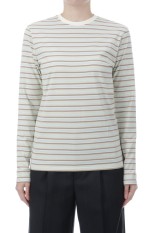 GRADIENT STRIPE JERSEY L/S TEE - FADE MINT STRIPE (A26SP03GJ)
