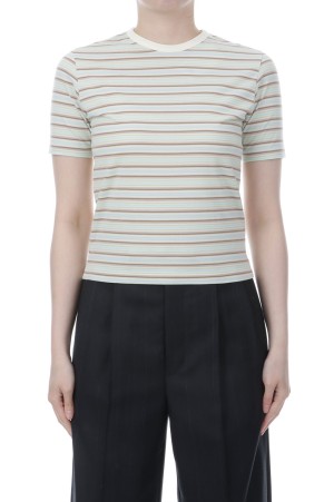GRADIENT STRIPE JERSEY TEE - FADE MINT STRIPE (A26ST04GJ)