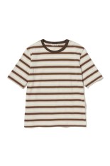 GRADIENT STRIPE JERSEY TEE - FADE BROWN STRIPE (A26ST04GJ)