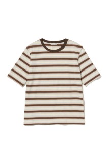 GRADIENT STRIPE JERSEY TEE - FADE BROWN STRIPE (A26ST04GJ)