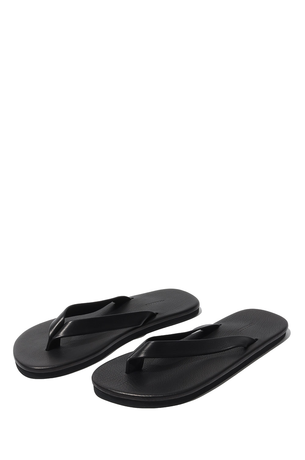 SOFT LEATHER FLIP-FLOPS - BLACK (A26SS11QD) | セレクトショップ