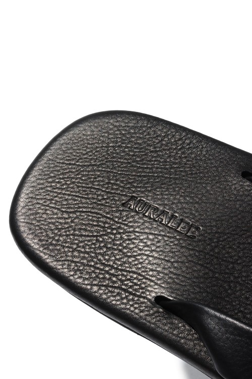 SOFT LEATHER FLIP-FLOPS - BLACK (A26SS11QD) | セレクトショップ