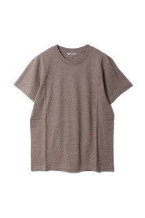 SEAMLESS CREW NECK TEE - TOP BROWN (A00T04ST)