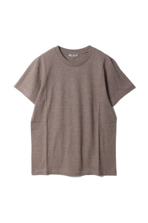 SEAMLESS CREW NECK TEE - TOP BROWN (A00T04ST)