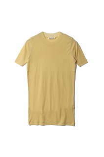 SUPER HIGH GAUGE SHEER RIB TEE - MUSTARD (A00T03HF)