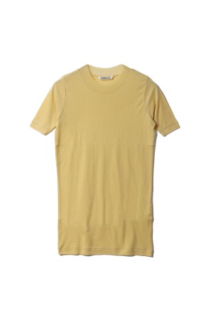 SUPER HIGH GAUGE SHEER RIB TEE - MUSTARD (A00T03HF)