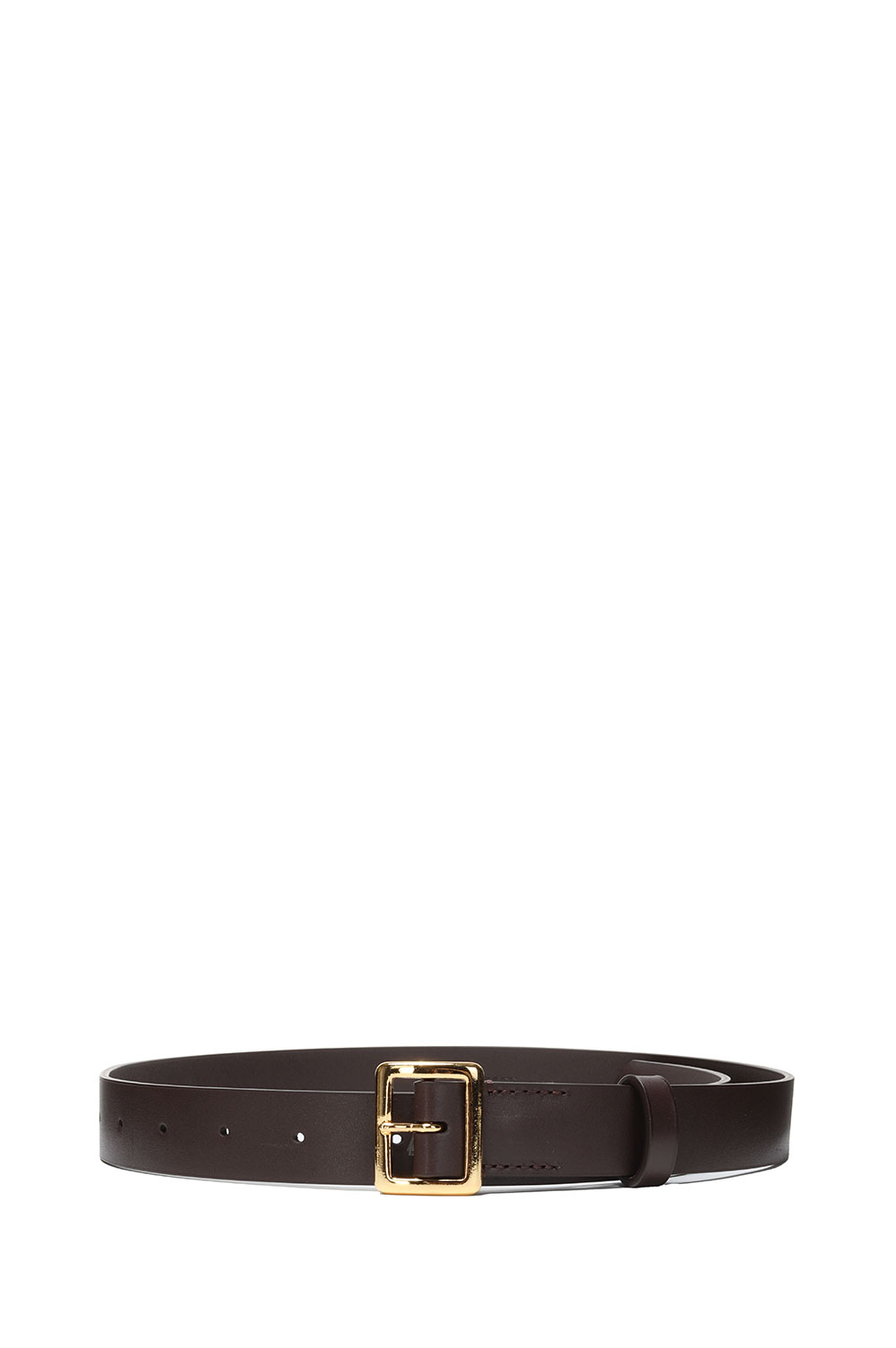 SQUARE BUCKLE BELT - BROWN (A00B07RP) | セレクトショップ｜DeepInsideinc.com Store