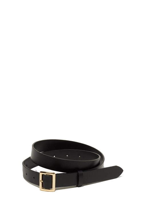 SQUARE BUCKLE BELT - BLACK (A00B07RP) | セレクトショップ