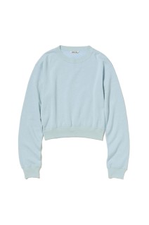 HIGH TWIST LIGHT SWEAT P/O - PALE BLUE (A26SP05MU)