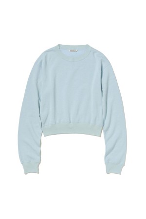 HIGH TWIST LIGHT SWEAT P/O - PALE BLUE (A26SP05MU)