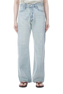 FADED SELVEDGE LIGHT DENIM PANTS - LIGHT INDIGO (A26SP05DE)
