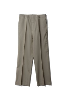 LIGHT WOOL MAX GABARDINE SLACKS - KHAKI BEIGE CHAMBRAY (A26SP08MG)