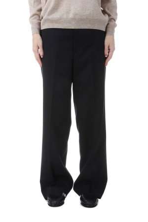 LIGHT WOOL MAX GABARDINE SLACKS - TOP BLACK (A26SP08MG)