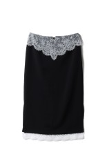 Anastasia-02 - BLACK x WHITE lace (AA25AW-SK03-02)