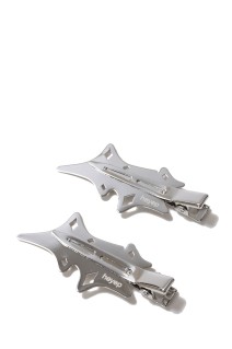 Melted Metal Flat Clips-2Piece Set -SILVER(hp07125)