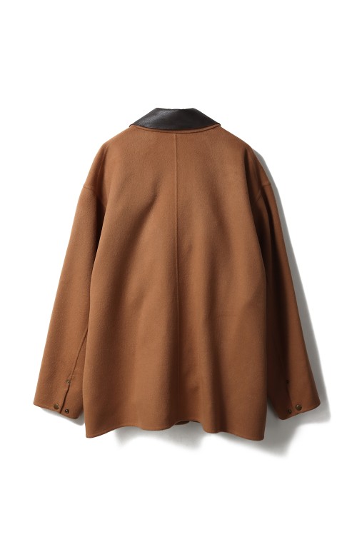 River Melton Coverall Jacket(YK25FW01035B)-CAMEL- | セレクト