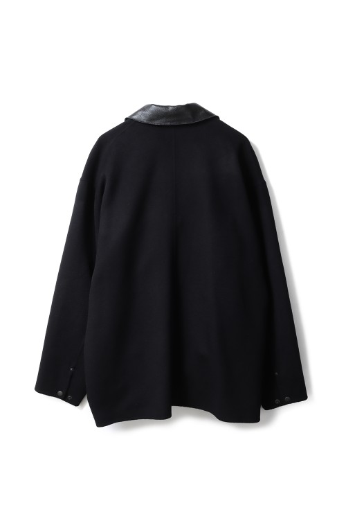 River Melton Coverall Jacket(YK25FW01035B)-BLACK- | セレクト